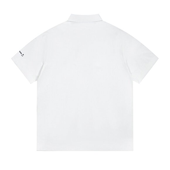 White Lapel Polo Shirt Kolon Sport - Picture 2 of 4